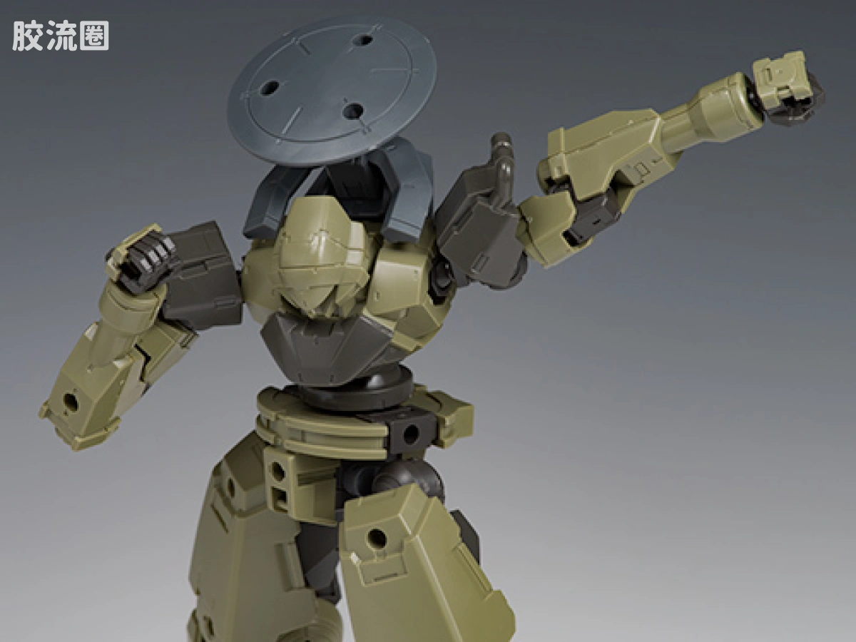 30MM 1/144 夏尔努瓦/Cielnova（拜隆军） 28 bEXM-14T 希尔诺瓦 绿色 - 图片